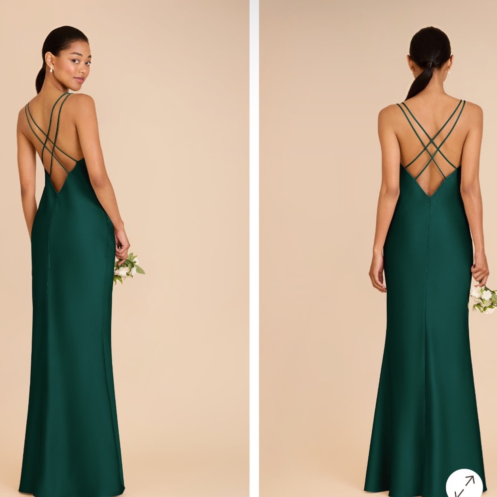Elegant Green Evening Gown - Picture 2 of 6